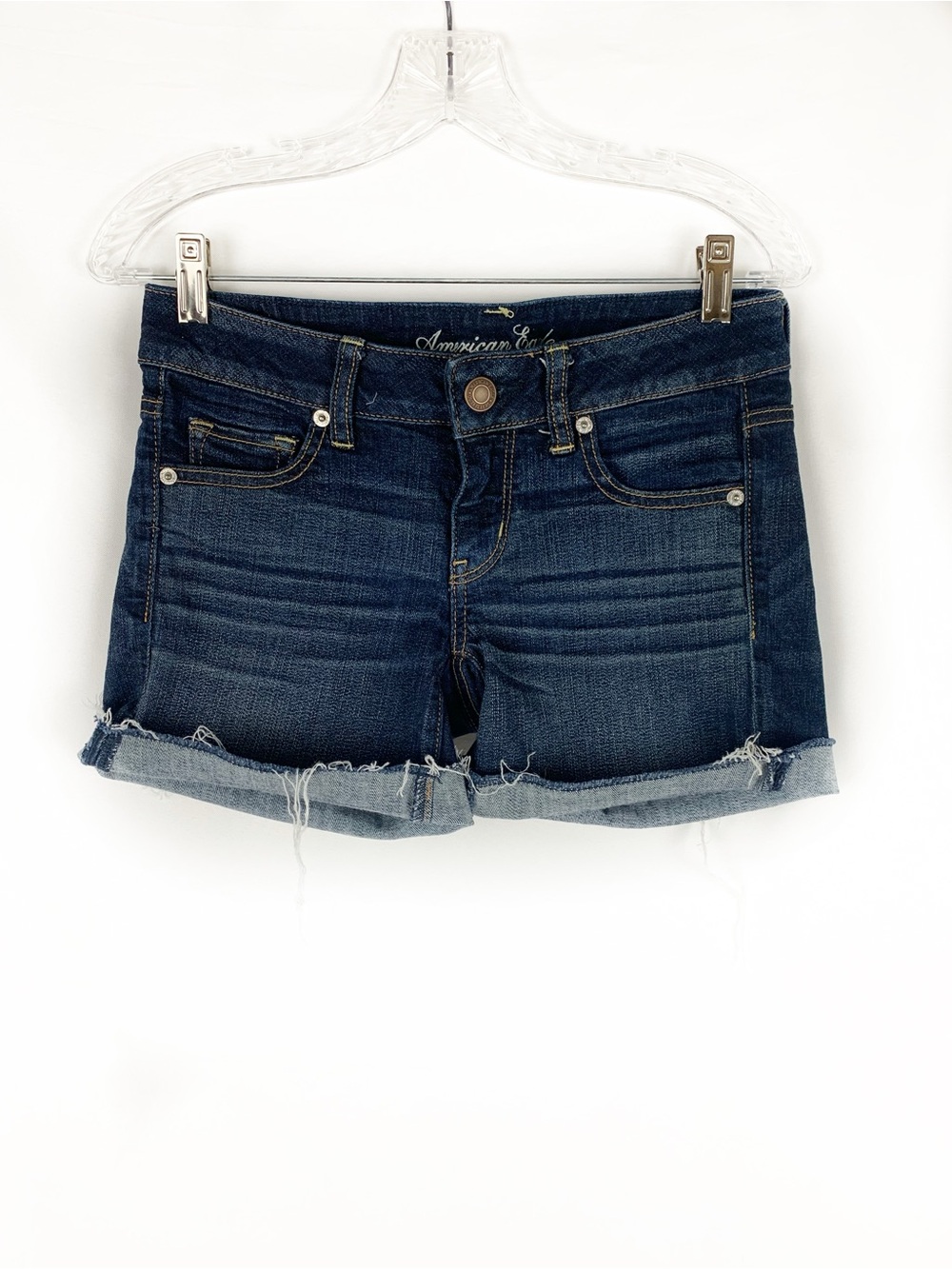 American Eagle Low Rise Denim Cutoff Shorts